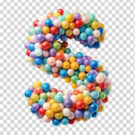 premium psd  rendering letter    transparent background