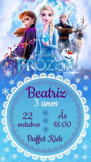 Frozen Birthday Invitation An Amazing Online Editor For You To Edit