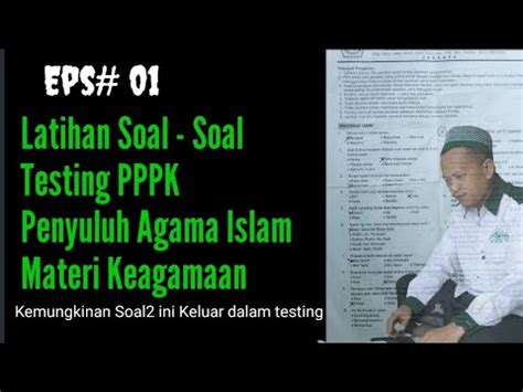 Latihan Soal Testing CAT P3K Penyuluh Agama Islam Pppk Seleksip3k