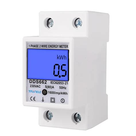 Équipements professionnels 5 32A 230V 50Hz Electrique Compteur