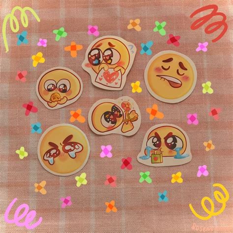 Emoji Stickers Etsy