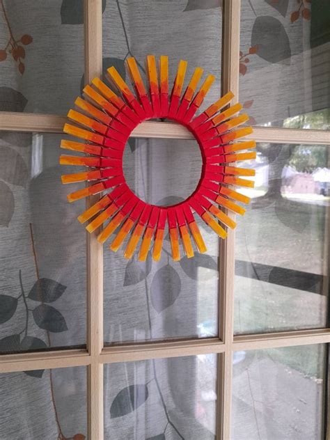 How To Make An Easy Diy Clothespin Wreath • That Sweet Tea Life