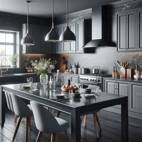 15 Sleek Black And Grey Kitchen Ideas For Style