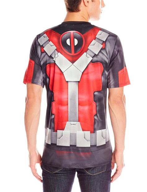 Marvel Comics Deadpool Performance Athletic Sublimated Costume T Shirt Marvel Comics Tv