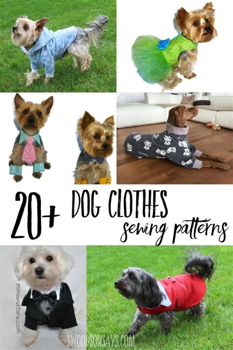 Cutest paid & free printable dog clothes patterns - Swoodson Says | Dog clothes patterns, Dog ...