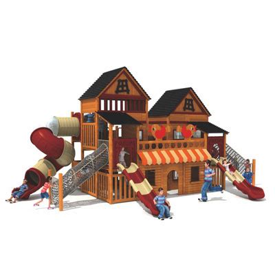 High quality Wooden Outdoor Playground set, Gymnastic preschool outdoor ...