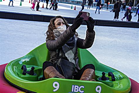 Bumper cars on ice are back at Bryant Park | amNewYork