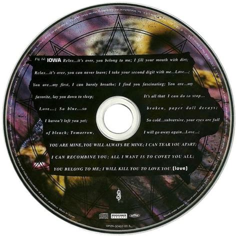 Slipknot Iowa Cd