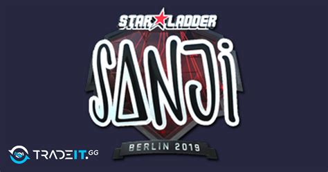 Sticker SANJI Foil Berlin 2019 Tradeit