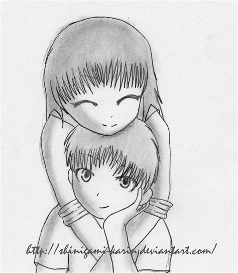 Cute Chibi Anime Couples Drawings