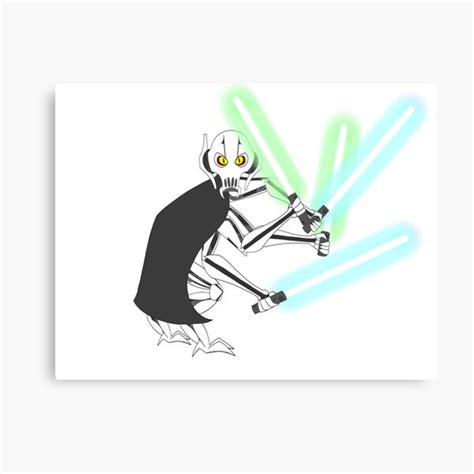 General Grievous Canvas Prints Redbubble