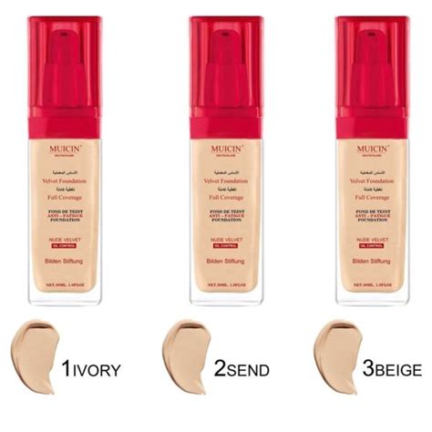 MUICIN Nude Velvet Full Coverage Foundation 30ml