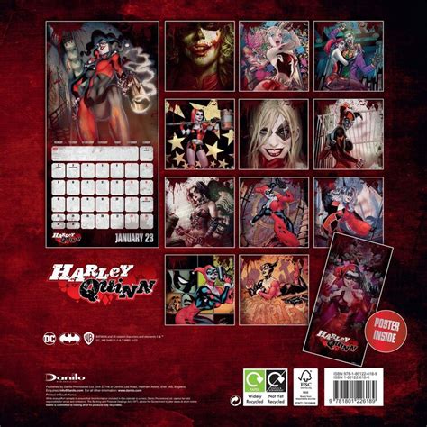 Harley Quinn Calendar Ashlee Tabina