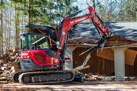 Yanmar S Largest Mini Excavators Provide Maximum Power In Tight Space Ceg