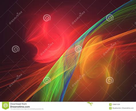 Color Flow Art Abstract Background Stock Illustration Illustration Of