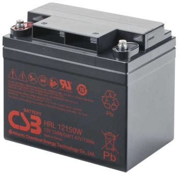 Csb Battery Hrl Wfr V Ah Blei Akku Agm Zdis