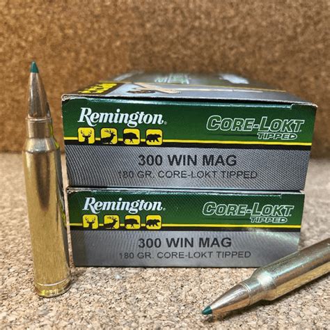 300 Win Mag 180gr Core Lokt Tipped Remington Ammo Direct