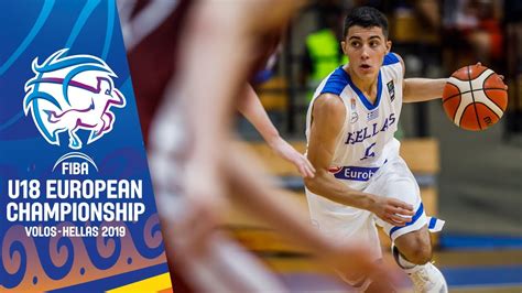 Greece V Latvia Full Game FIBA U18 European Championship 2019