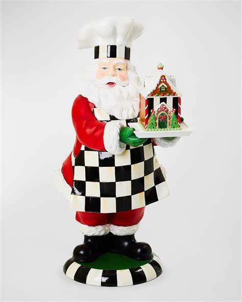 Mackenzie Childs Bake Shop Santa Figure Horchow