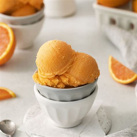 How To Make Homemade Orange Sherbet Ice Cream At Keira Crampton Blog