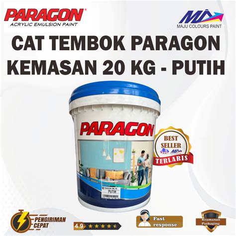 Jual Cat Tembok Paragon Putih Kg Pail Cat Interior Plafond