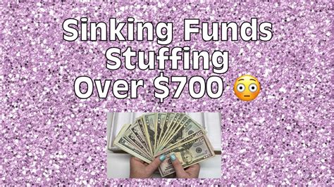 Sinking Funds Stuffing March Paycheck 2 OVER 700 TO SUFF YouTube