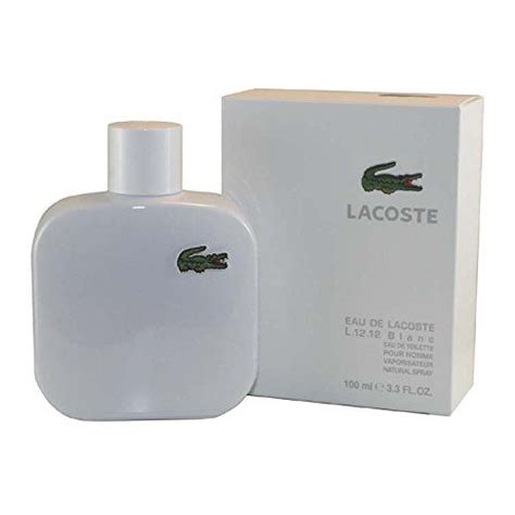 Lacoste Eau De Lacoste L 12 12 Blanc Eau De Toilette For Men 3 3 Fl