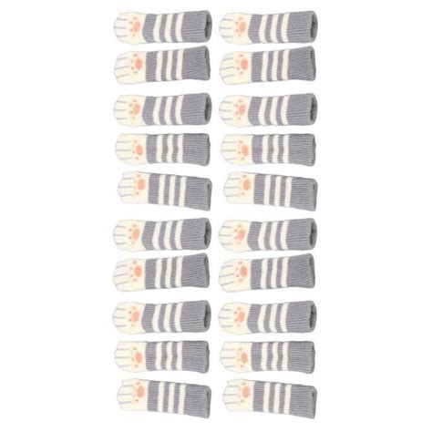 TMISHION Protecteurs de sol pour pieds de chaise 20 pièces patte de