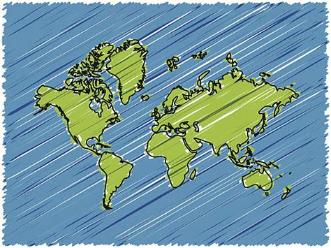 Mappa Mundi World Map stock vectors - iStock