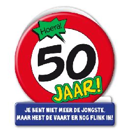 Verjaardagskaart 50 Jaar De Feestspecialist XXL