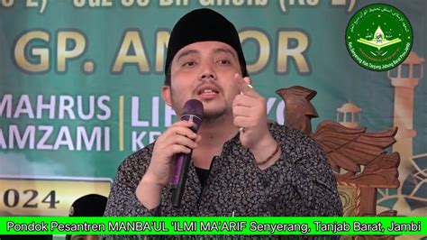 Ceramah Kh Agus Ahmad Kafabihi Mahrus Mantap Hujan Lebat Jama Ah Pun