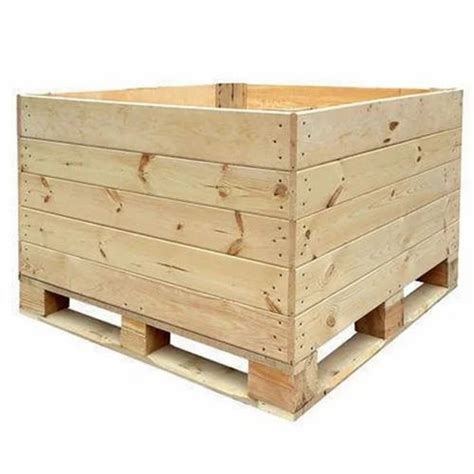 Timber Wood Way Industrial Wooden Pallet Box At Unit In