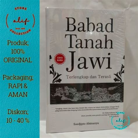 Jual Babad Tanah Jawi Terlengkap Dan Terasli Soedjipto Abimanyu