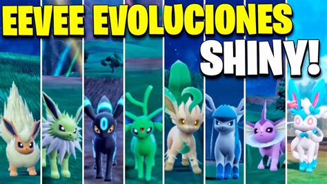 Como Conseguir Todas Las Eevee Evoluciones Shiny F Cil Y R Pido En