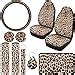 Amazon 10 Pieces Leopard Print Car Decorations Includes Leopard