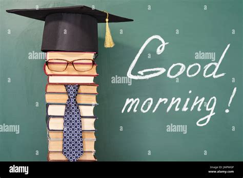 Good morning! Funny education concept Stock Photo - Alamy