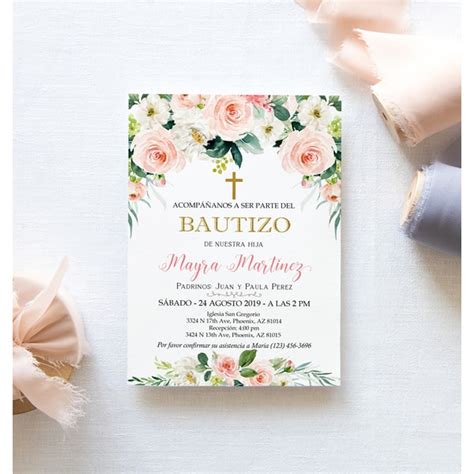 Bautizo Invitations, Bautizo Invitations in Spanish, Invitac - Inspire ...