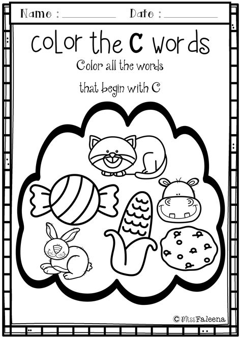 Alphabet Letter Of The Week C Preschool Ideas Lettering Pre School