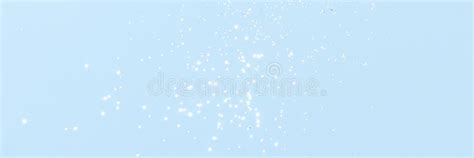 Sparkling Silver Glitter on Blue Background Banner Stock Image - Image ...