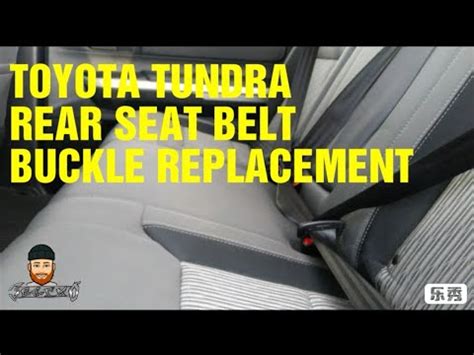 Toyota Tundra Rear Seat Buckle Replacement Youtube