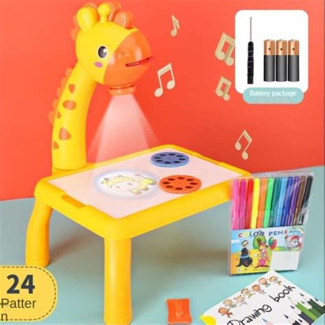 Jeu De Coloriage Projecteur Led Pour Enfants Table De Dessin Artistique