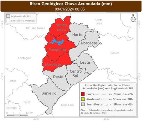 Belo Horizonte Está Em Alerta De Risco Geológico Forte Saiba O Que é