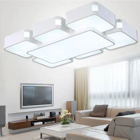 Superf Cie Montada Luzes De Teto Modernas Led Para Sala Estar Quarto