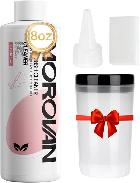 Amazon.com : Fantasy Nails Organic Nails Brush Cleaner 4oz liquid