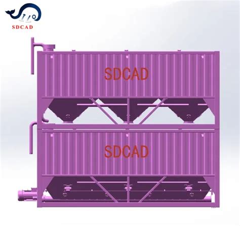 Sdcad Customized Cement Equipment Cement Silo Capacity Container Silo