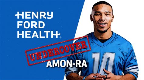 Detroit Lions Amon Ra St Brown Goes Undercover In Environmental