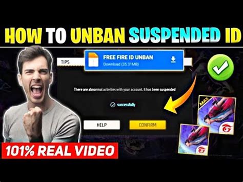 Free Fire All Id Unban How To Recover Suspended Account Id Unban