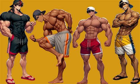 Draw Bara Yaoi Gay Oc Fanarts Fan Art Men Sfw Nsfw Dakimakura Himbos By