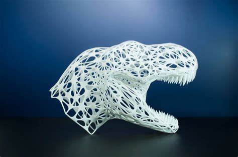 3D REX A 3D Printed Tyrannosaurus Rex Sculpture Fubiz Media