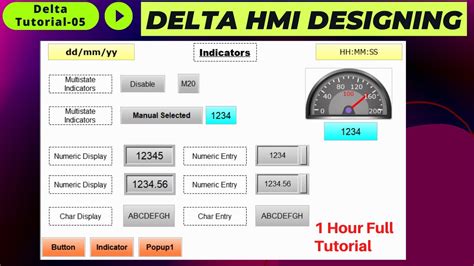 Delta Hmi Designing Full Tutorial English Youtube